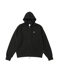 VV ZIP HOODIE(WASH BLACK-M)