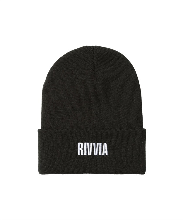 RP KNIT BEANIE(BLACK-F)
