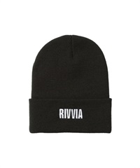 RP KNIT BEANIE(BLACK-F)