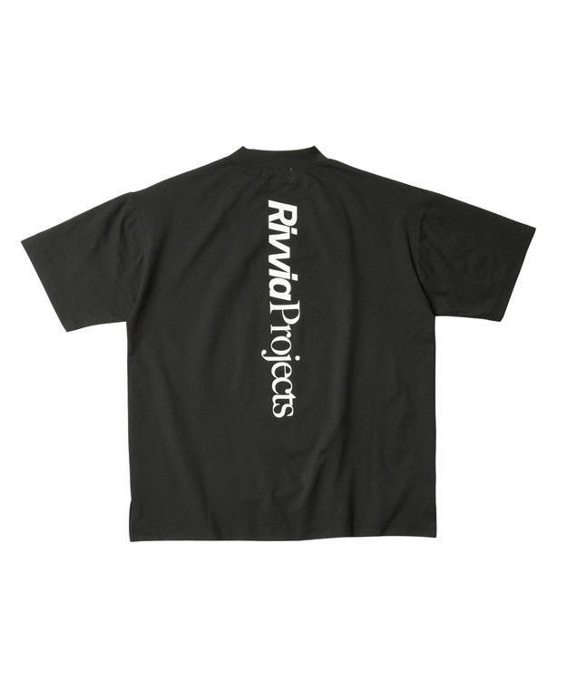 FLAG M/NECK RASH SS(BLACK-M)