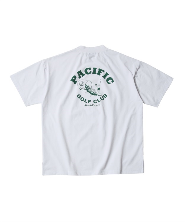 ON THE WAVE M/NECK RASH SS(WHITE-M)