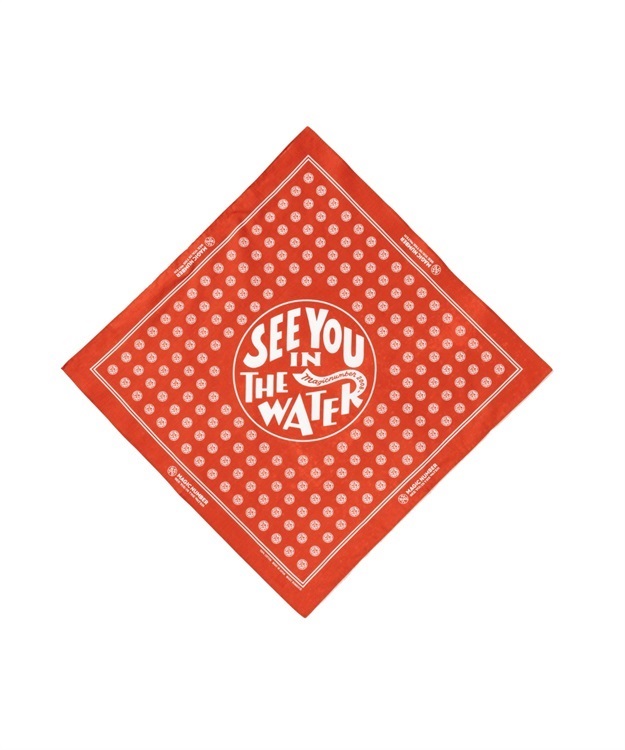 SEE YOU IN THE WATER XV BANDANA(RED-F)