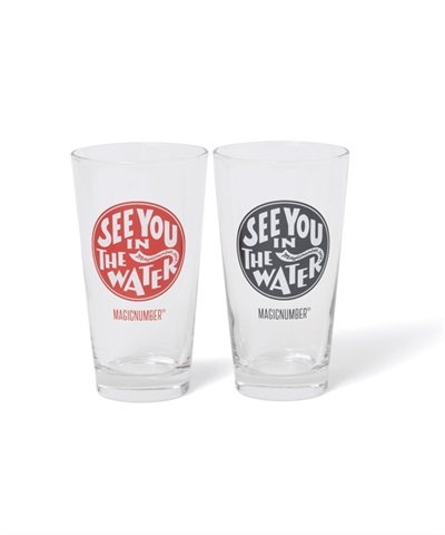 SEE YOU IN THE WATER XV 16oz BEER GLASS