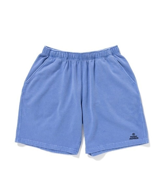 LIGHT PIGMENT SWEAT SHORTS(BLUE-L)