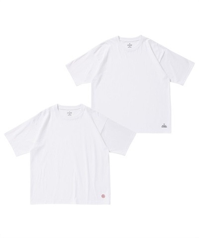 COTTON 2PAC T-SHIRT(WHITE SET-M)