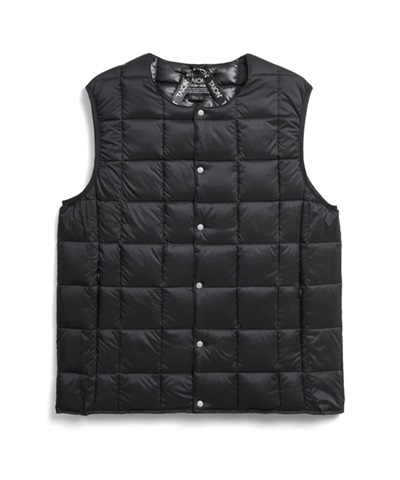 CREW NECK BUTTON DOWN VEST