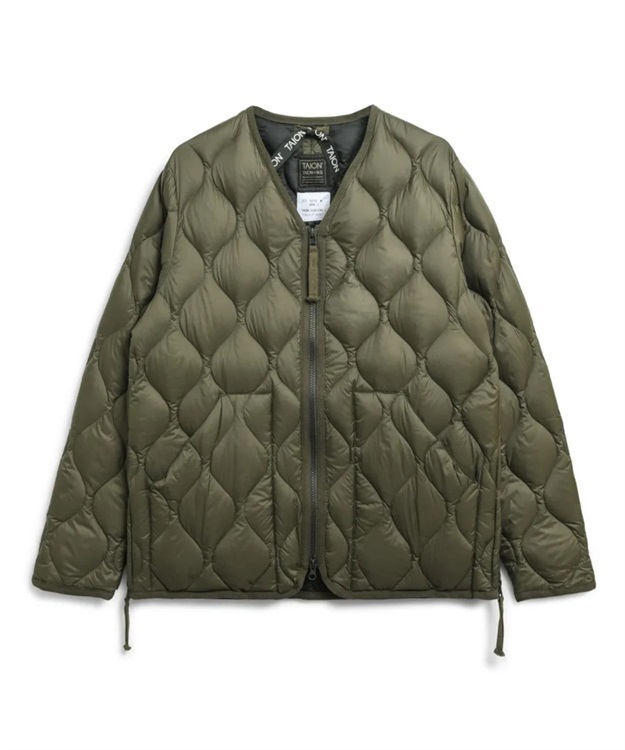 MILITARY V NECK W-ZIP DOWN JKT （SOFT SHELL）(D.OLIVE-M)
