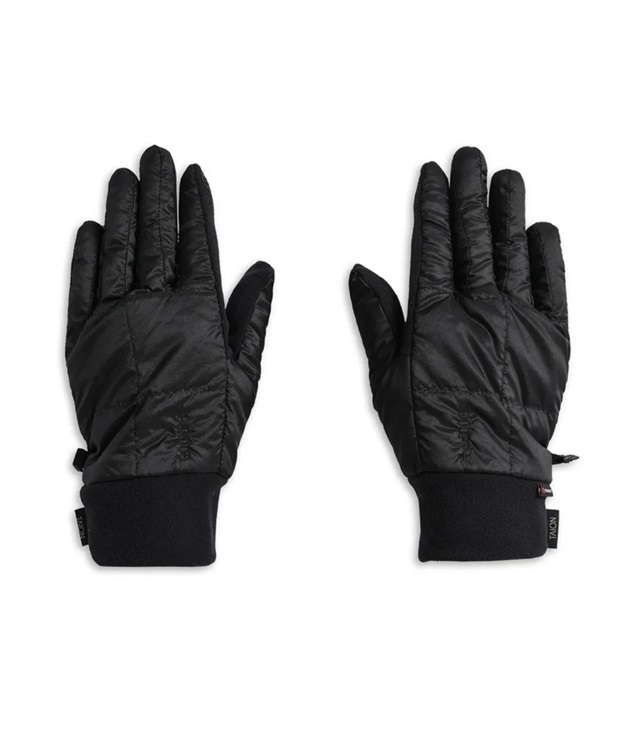 MOUNTAIN LIGHT DOWN×POLARTEC GLOVE（900FP）(BLACK-ONESIZE)