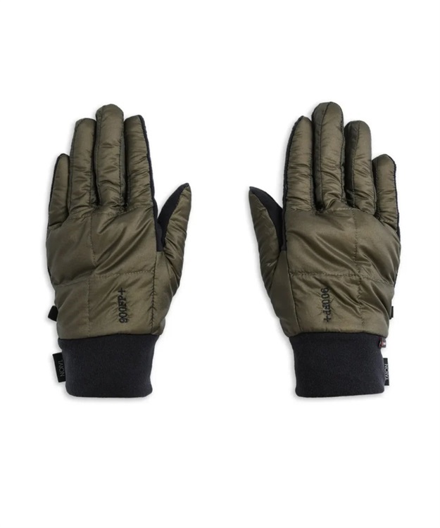 MOUNTAIN LIGHT DOWN×POLARTEC GLOVE（900FP）(D.OLIVE-ONESIZE)