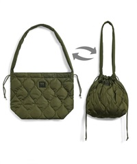 MILITARY DOWN SHOULDER BAG(D.OLIVE-O/S)